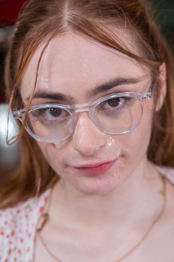 Glasses soaked after POV fuck with Reese Robbins