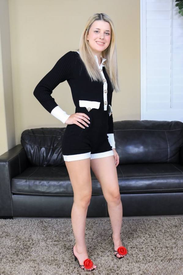 Porn Photo - Dez Hansen takes big cock POV in living room