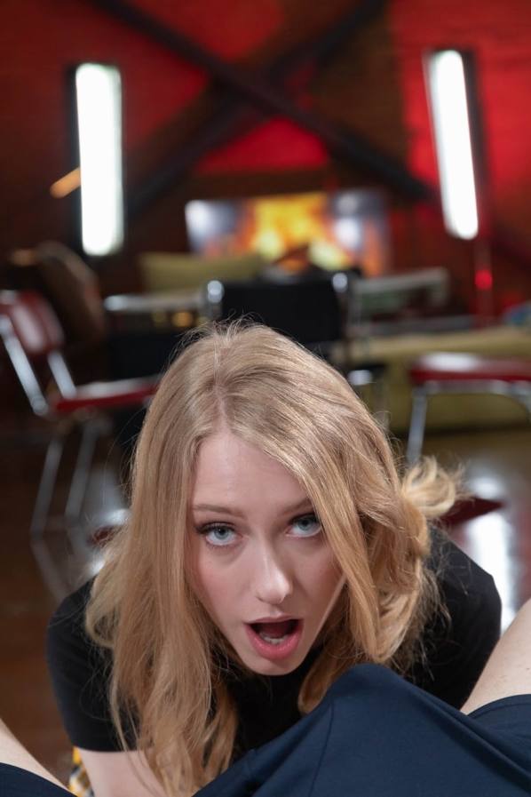 Kallie Taylor takes hot facial in nasty POV