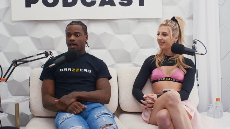 Fucking Alexis Fawx and Kait in interracial threesome