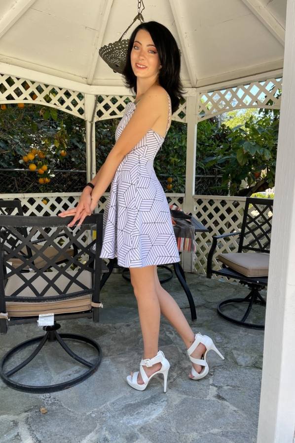 Corra Cox gets a cervical stent on her patio, first fuck