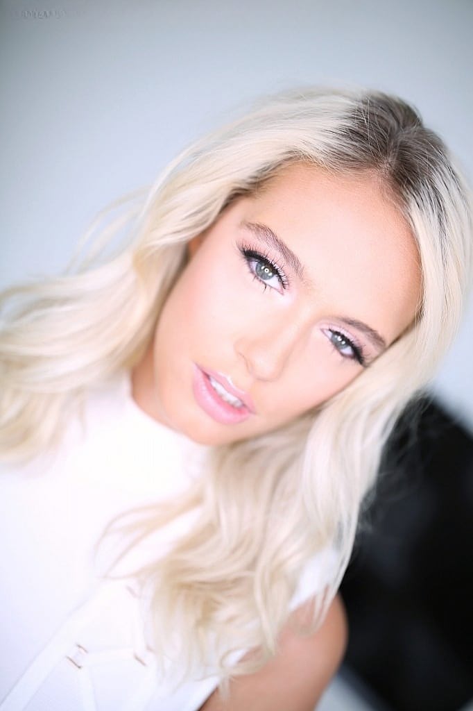 Athena Palomino gets hot cum in her mouth from a BWC