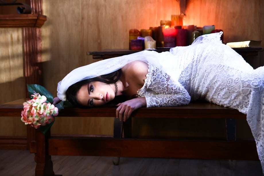 Horny pastor fucks bride Jane Wilde in church