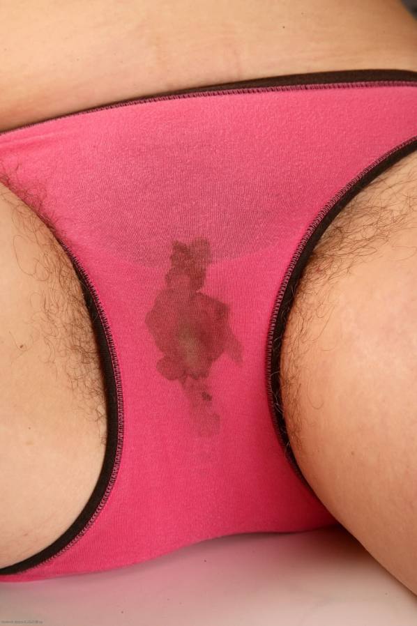 Pink panties drop, natural tits bounce free