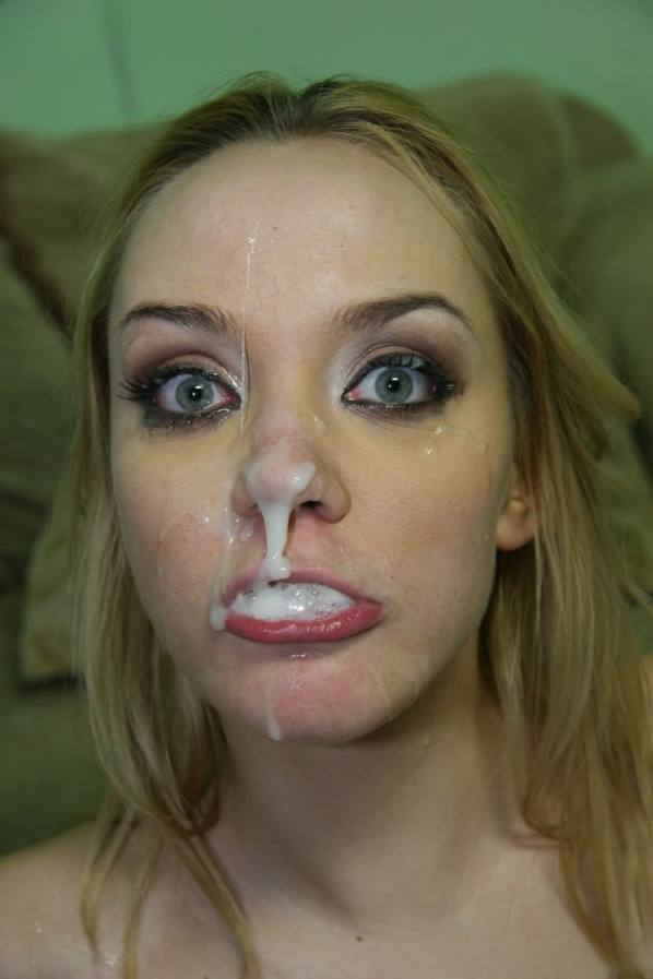 Annette Schwartz takes BBC gangbang facial cum bath