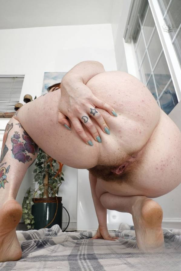 Adora Bell gets naked, hairy pussy & ass fucked hard