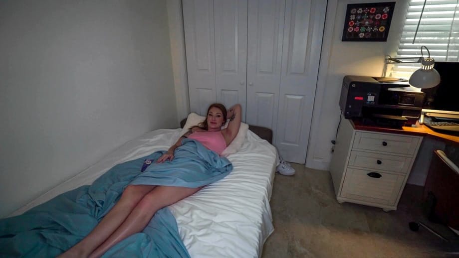 POV fuck with redhead Aria Kai after tits flash