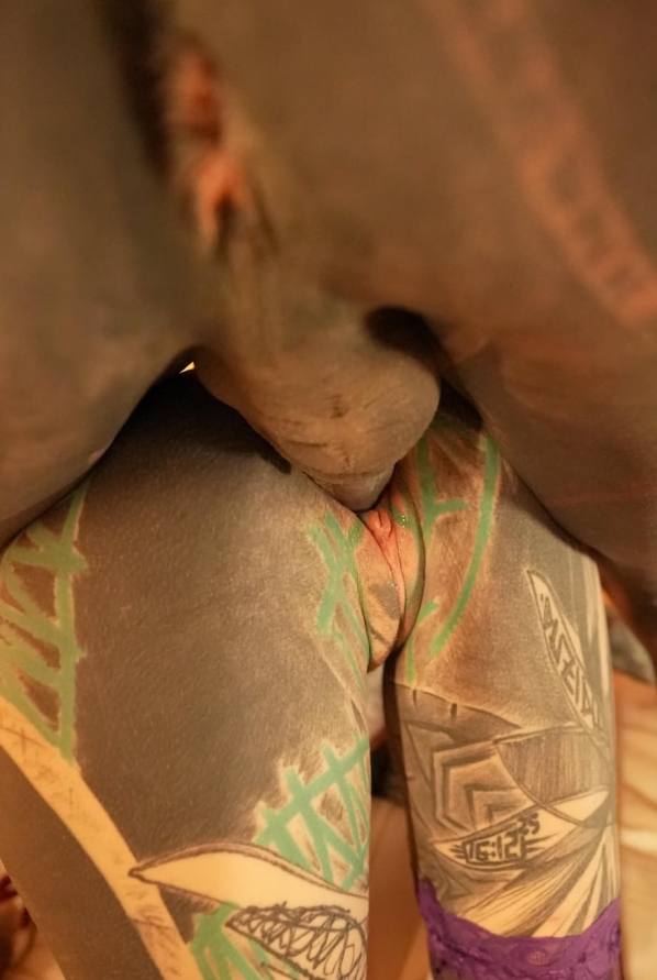 Anuskatzz and Lily Lu fuck hard with tattooed bodies