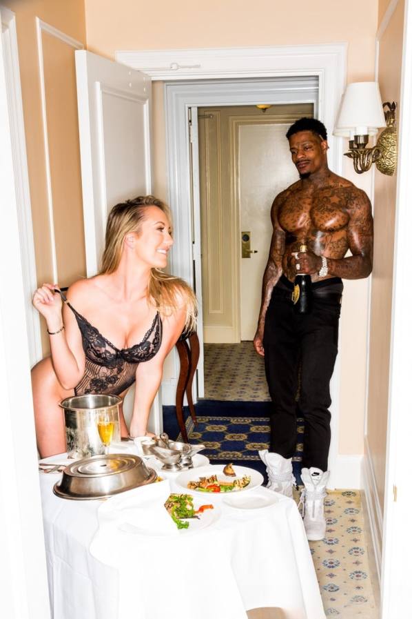 Busty Brett Rossi fucks a big black cock