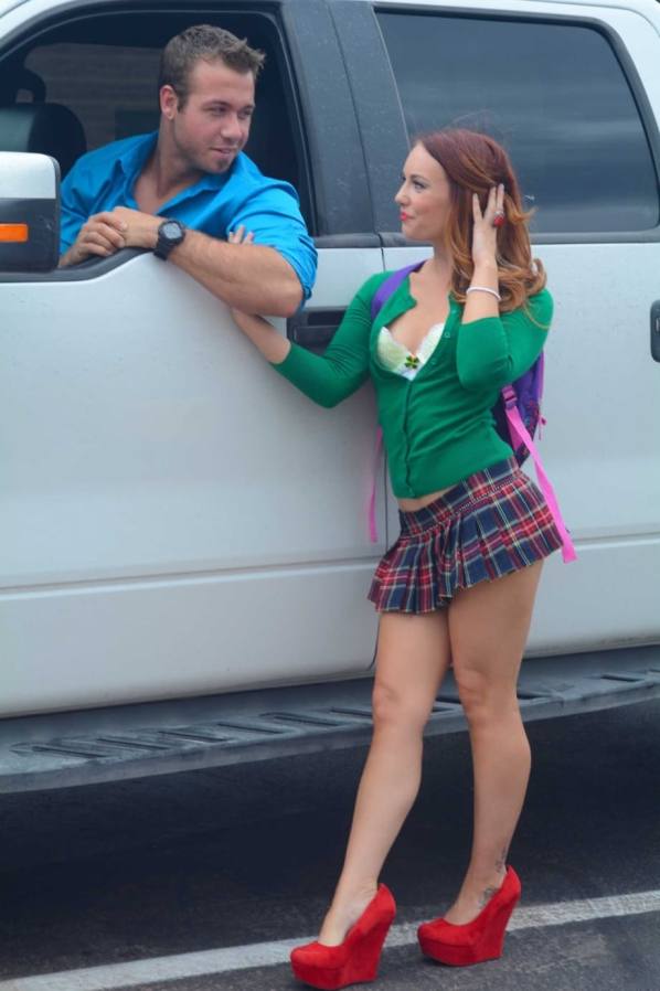 Dani Jensen gets drilled hard after class