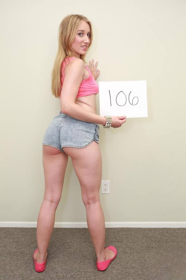 Horny pornstars strip and fuck hard at audition